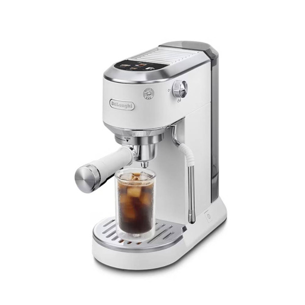【Delonghi】義饗雙萃系列半自動義式咖啡機 - 霧雪白(EC890.WI)